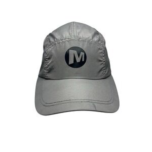 Merrell Trail Runners Hat Lightweight Gray Cap Adjustable Outdoor Athletic OSFM